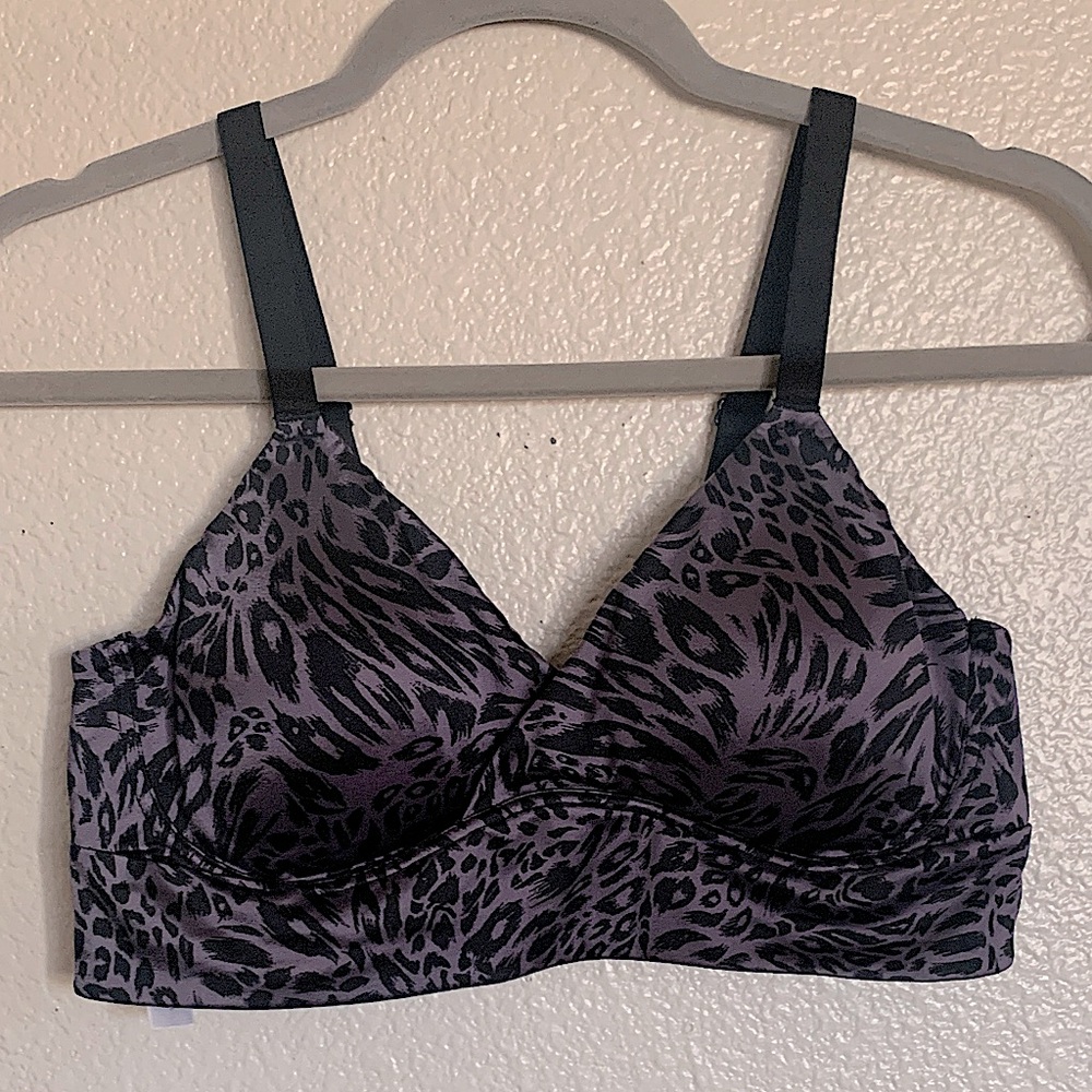 Adore Me by VS Purple Leopard Print Women's Pullover Bra